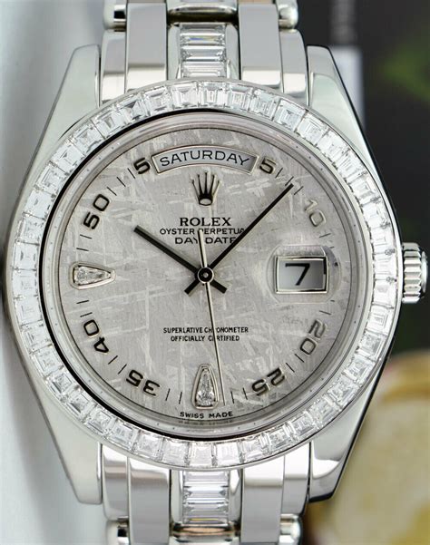 rolex datejust platinum men's.